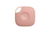 A front-facing image of a Life360 Tile  - Blush