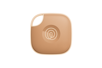 A front-facing image of a Life360 Tile  - Clay