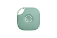 A front-facing image of a Life360 Tile  - Seaglass