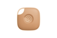 A front-facing image of a Life360 Tile  - Dune