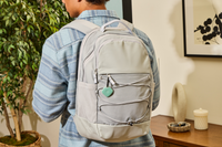 Image of Tile Seaglass on a backpack