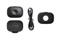 Image of Black Life360 Pet GPS, Adventure Sleeve, USB-C cord and Collar Mount