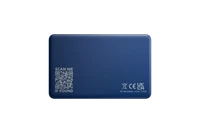 A back-facing image of a Life360 Tile Slim - Navy Blaze