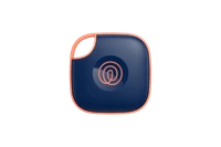A front-facing image of a Life360 Tile - Navy Blaze