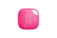 A back-facing image of a Life360 Tile - Pink Punch
