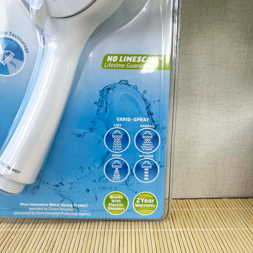 Pulse Eco Shower Head White It Must Be Green