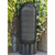 Strata 250L Black Slimline Water Butt With Tap & Lid_straight