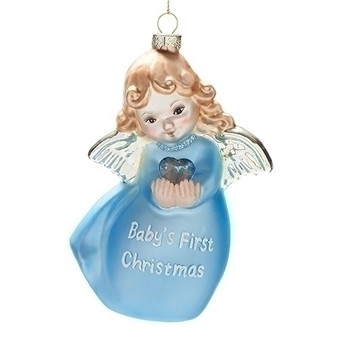 Baby First Christmas Angel, Blue