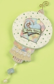 Baby Adornment Message Ornament