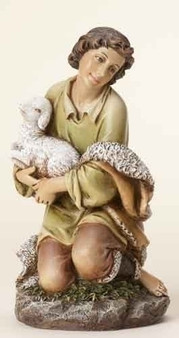 Shepard Boy with Sheep Figure