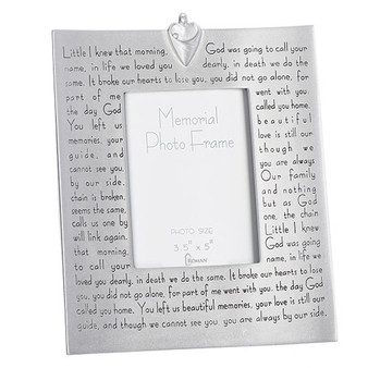 Memorial Frame with Verse