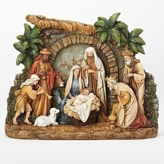 Slim Nativity with Facade