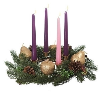 Berry and Pear Advent Wreath