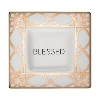 Gold Intention Tray, Blessed