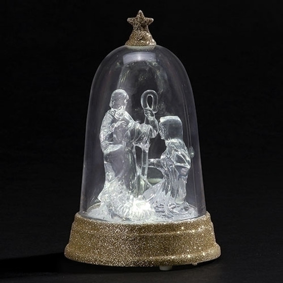 4.5" LED Holy Family Cloche