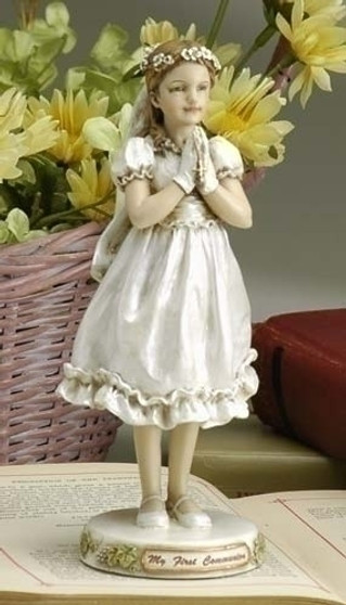 Praying Girl Communion Figure