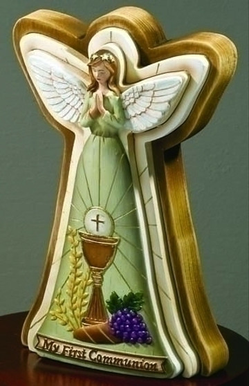 Wooden Communion Angel