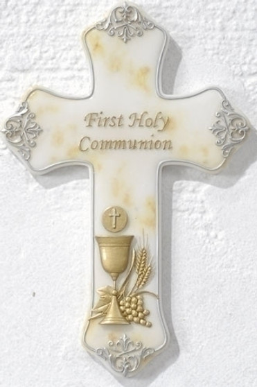 Marble Finish Communion Cross