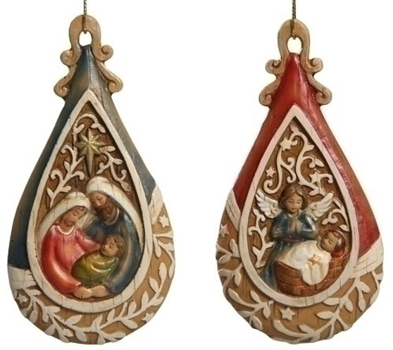 Holy Family Angel Ornament