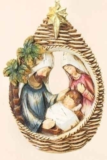 Holy Family with Palm Tree Ornament