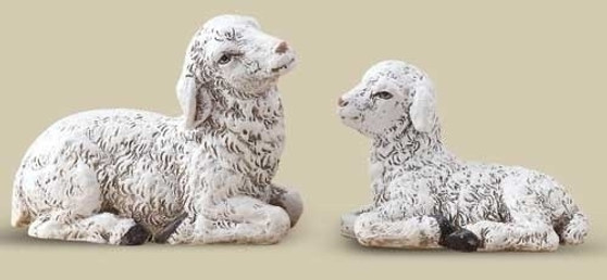 Sheep for Nativity Set, 2 PCS