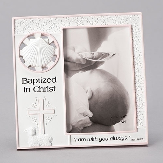 Girl Baptism Frame