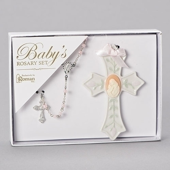 Baby Girl Rosary Set