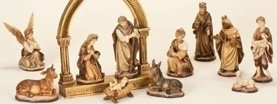 Brown and Gold Nativity