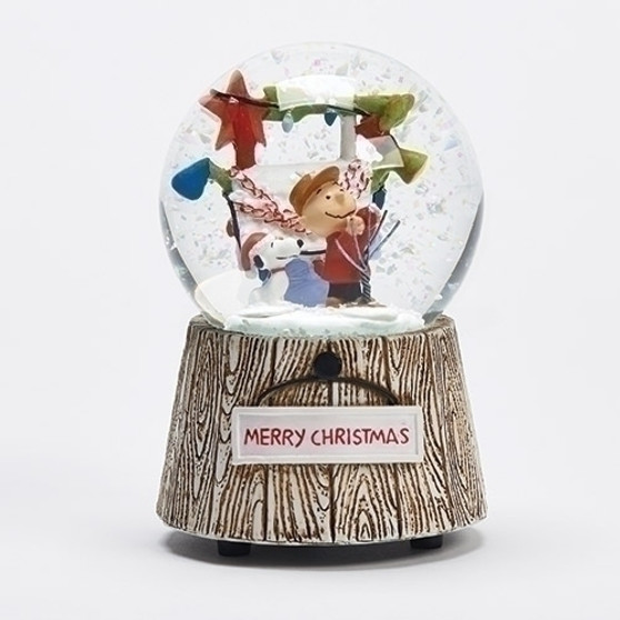 Charlie Brown Christmas Globe