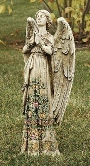 24" Praying Angel Garden Statue