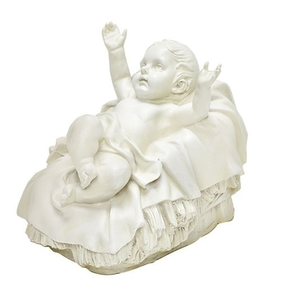 6.25"H Scale White Baby Jesus
