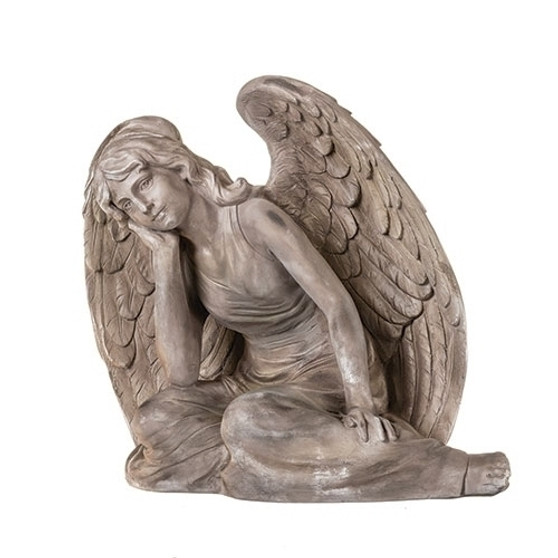 Large Sitting Angel Statue