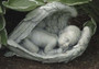 15' Sleeping Baby in Wings Garden Statue