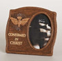 Confirmation Frame, Carved Wood Look