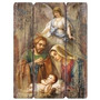 Holy Family with Angel Wall Plaque
