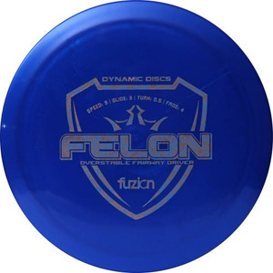 Dynamic Discs Felon - Fuzion Line - | 9 | 3 | 0.5 | 4 | - Overstable Dynamic Discs Felon - Fuzion Line - | 9 | 3 | 0.5 | 4 | - Overstable