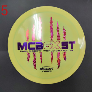 Discraft Force - MCB6XST - ESP Line - | 12 | 5 | 0 | 3 | - Overstable - 173-174g - #5 Discraft Force - MCB6XST - ESP Line - | 12 | 5 | 0 | 3 | - Overstable - 173-174g - #5