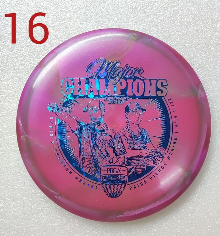 Discraft Buzzz - Limited Edition 2022 Champions Cup - Z Swirl Line - | 5 | 4 | -1 | 1 | - Stable-Straight - +177g - #16