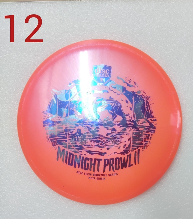 Discmania Midnight Prowl II - Origin - Kyle Klein Signature Series - Meta Line - | 5 | 5 | -1 | 1 | - Stable-Straight - 177g - #12