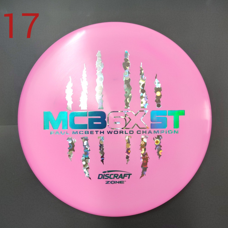 Discraft Zone - MCB6XST - ESP Line - | 4 | 3 | 0 | 3 | - Overstable - #17 - 170-172g