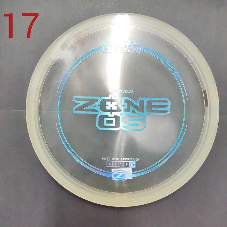 Discraft Zone OS - 1st Run - Z Line - | 4 | 2 | 1 | 5 | - Overstable/Beef - 173-174g - #17