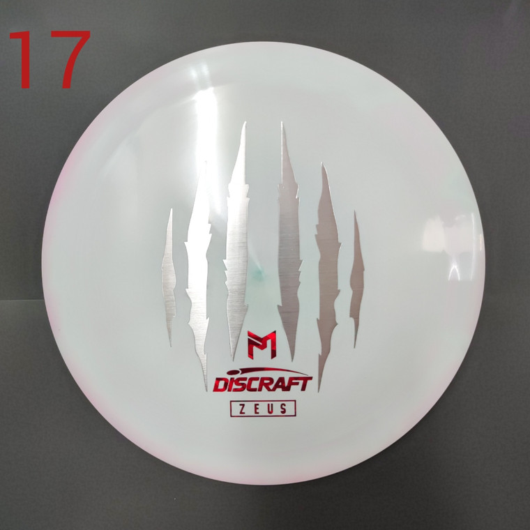 Discraft Zeus - Paul McBeth 6X Commemorative Release - ESP line - | 12 | 5 | -1 | 3 | - Overstable - 170-172g - #17