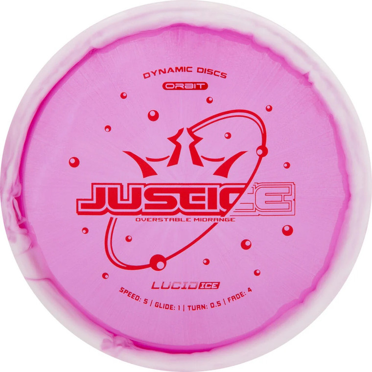 Dynamic Discs Justice - Lucid Ice Orbit Line - | 5 | 1 | 0.5 | 4 | - Overstable