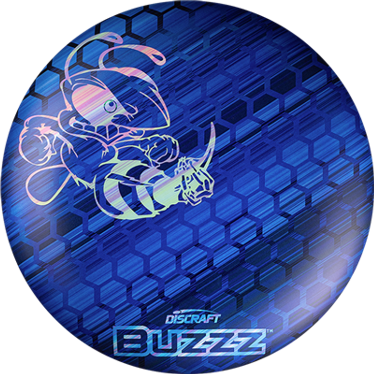 Discraft Buzzz - Honeycomb Blue - ESP Full Foil SuperColor - | 5 | 4 | -1 | 1 | - Stable-Straight