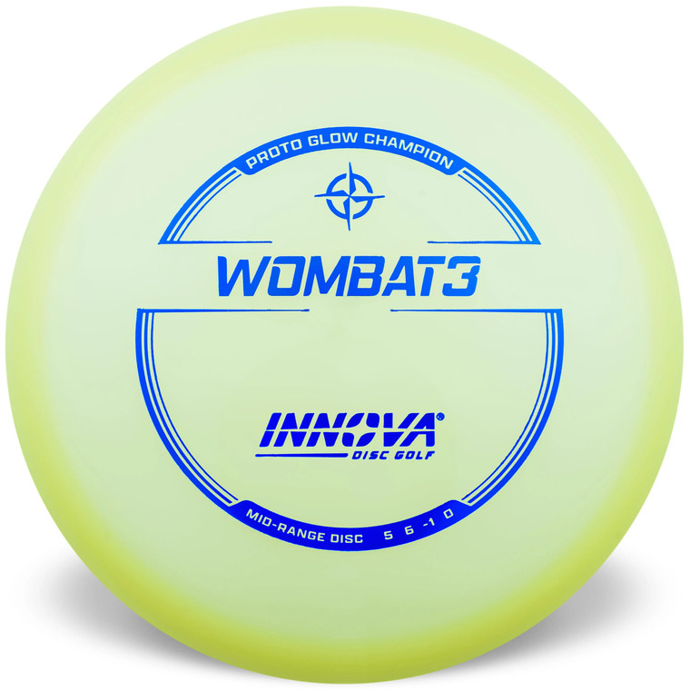 Innova Wombat3 - Champion Proto Glow - | 5 | 6 | -1 | 0 | - Slightly Understable