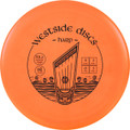 Disc colour and stamp design may vary.