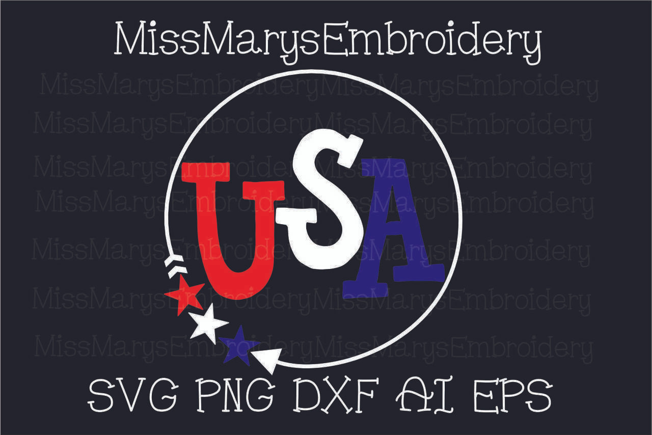 Download Star Usa Monogram Ring Miss Mary S Embroidery