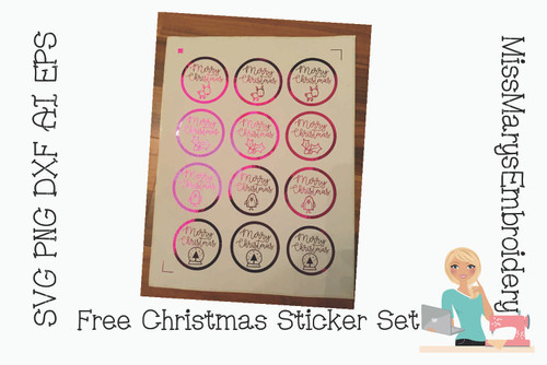 Christmas Stickers (YouTube) 