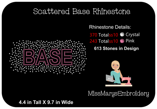 Scatter Base  Rhinestone