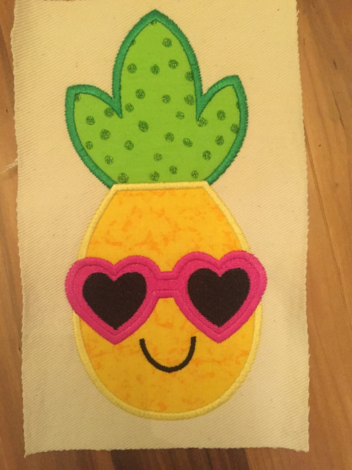 Applique Pineapple Sunglasses